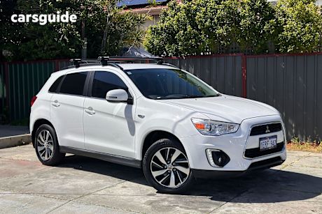 White 2014 Mitsubishi ASX SUV LS (2WD) XB MY15