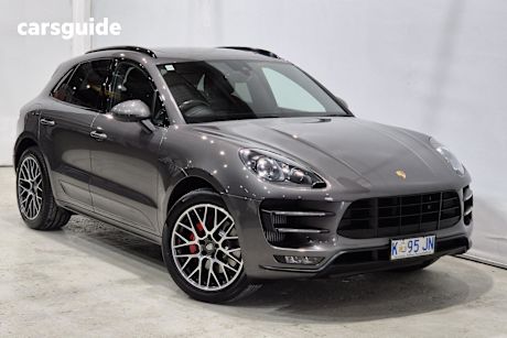 Grey 2017 Porsche Macan Wagon Turbo