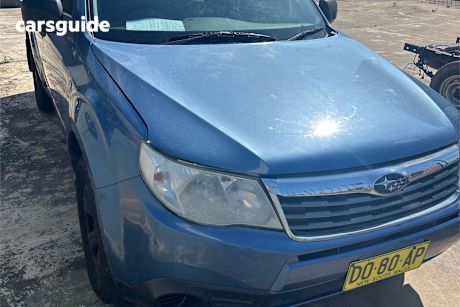Blue 2008 Subaru Forester Wagon X