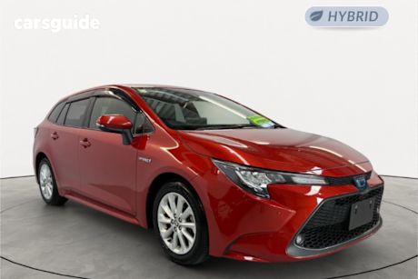 Orange 2019 Toyota Corolla SUV TOURING HYBRID S