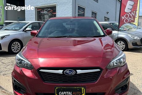 Red 2017 Subaru Impreza Hatchback 2.0I (Awd)