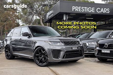 Grey 2018 Land Rover Range Rover Sport SUV V8SC SVR 4X4