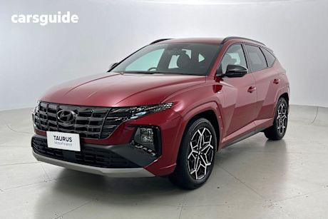 Red 2022 Hyundai Tucson Wagon Elite N Line (Awd)