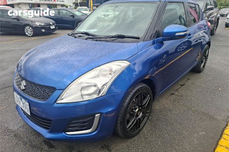 Blue 2014 Suzuki Swift Hatchback Gl