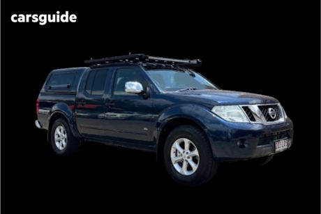 Blue 2012 Nissan Navara Dual Cab Utility St-X 550 (4X4)