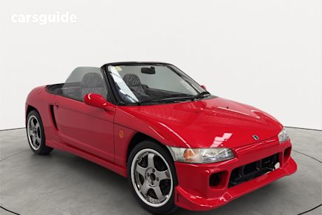 Red 1991 Honda Beat Cabriolet 660