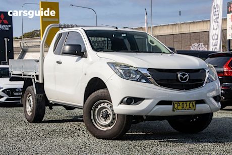 White 2018 Mazda BT-50 Freestyle Cab Chassis Xt (4X2)