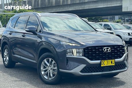 Grey 2021 Hyundai Santa FE Wagon Crdi (Awd)