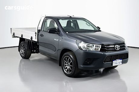 Silver 2017 Toyota Hilux Cab Chassis Workmate