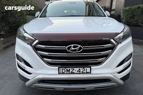 White 2017 Hyundai Tucson Wagon Elite (Fwd)