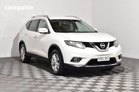 White 2016 Nissan X-Trail Wagon St-L (Fwd)