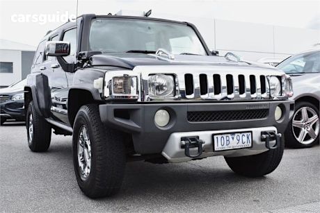 Black 2008 Hummer H3 Wagon Luxury