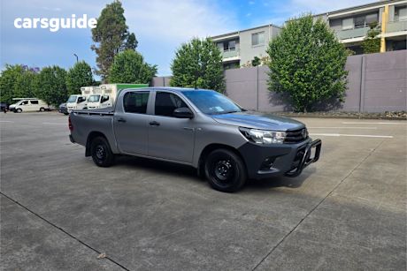 Silver 2021 Toyota Hilux Double Cab Pick Up Workmate