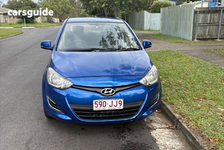 Blue 2013 Hyundai I20 Hatchback Active