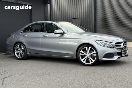 Grey 2016 Mercedes-Benz C200 Sedan