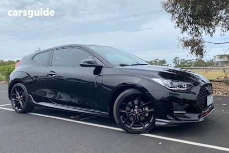 Black 2019 Hyundai Veloster Coupe Turbo