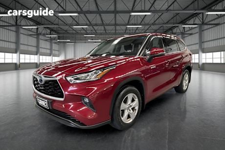 Red 2022 Toyota Kluger Wagon Gx Hybrid Awd