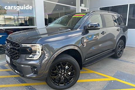 Grey 2024 Ford Everest Wagon Sport (Rwd)