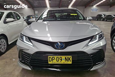 Silver 2024 Toyota Camry Sedan Ascent Hybrid