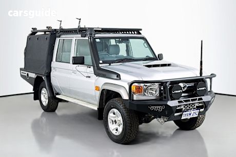 Silver 2023 Toyota Landcruiser Double Cab Chassis Lc79 Gxl