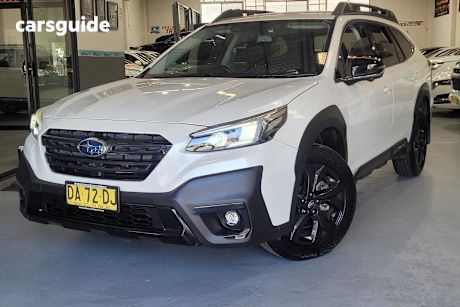 White 2021 Subaru Outback Wagon Awd Sport