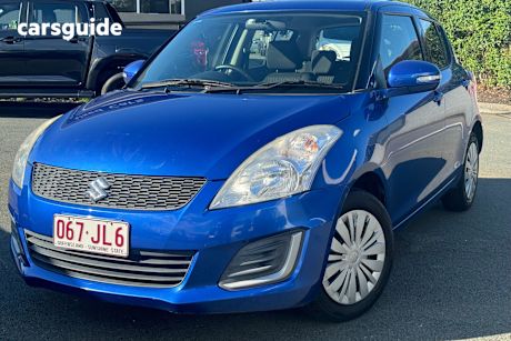 Blue 2016 Suzuki Swift Hatchback Gl