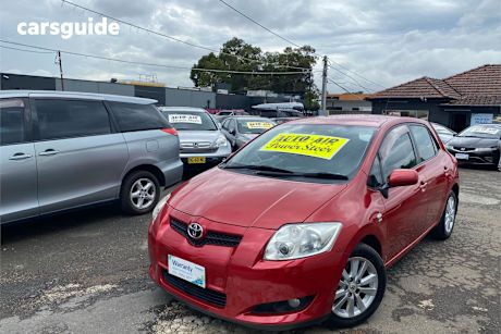 Red 2007 Toyota Corolla Wagon Conquest