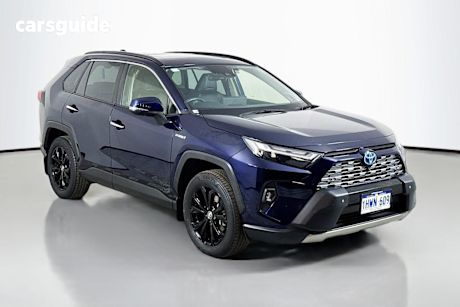 Blue 2023 Toyota RAV4 Wagon Cruiser (Awd) Hybrid