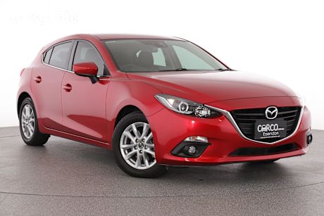 Red 2015 Mazda 3 Hatchback Touring