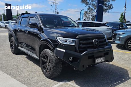 Black 2020 GWM UTE Dual Cab Utility Cannon (4X4)
