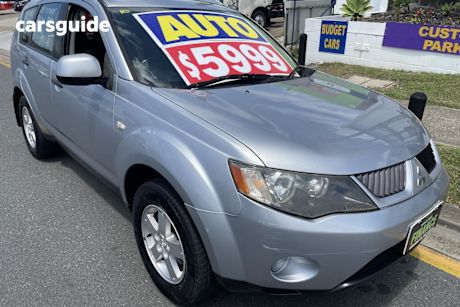 Silver 2008 Mitsubishi Outlander Wagon Ls