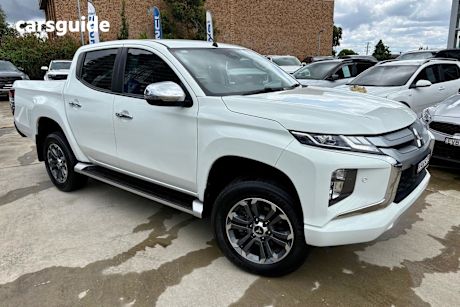 White 2021 Mitsubishi Triton Double Cab Pick Up Gls (4X4)