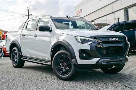 White 2025 Isuzu D-MAX Crew Cab Utility X-Terrain (4X4)