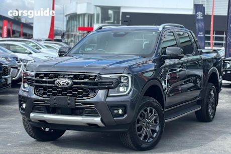 Grey 2023 Ford Ranger Double Cab Pick Up Wildtrak 3.0 (4X4)