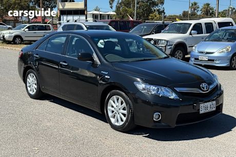Black 2010 Toyota Camry Sedan Hybrid