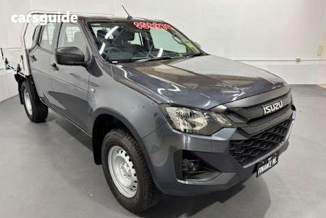 Grey 2024 Isuzu D-MAX Crew Cab Chassis Sx (4X4)