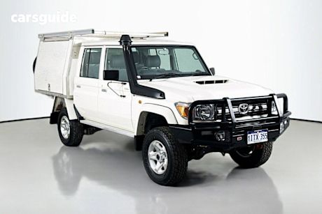 White 2022 Toyota Landcruiser Double Cab Chassis Lc79 Gxl