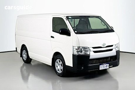 White 2018 Toyota HiAce Van Lwb