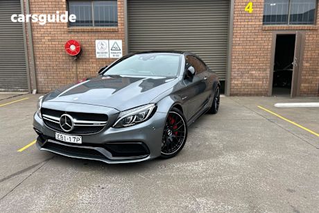 Grey 2016 Mercedes-Benz C Coupe 63 S 205 MY16