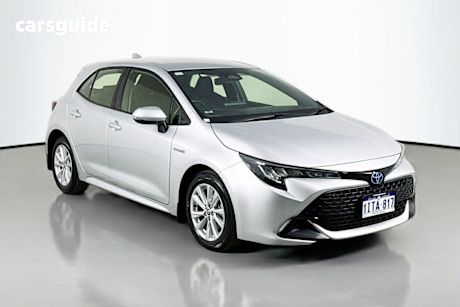 Silver 2023 Toyota Corolla Hatchback Ascent Sport Hybrid