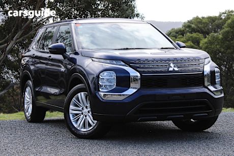 Blue 2023 Mitsubishi Outlander Wagon Phev Es 5 Seat (Awd)