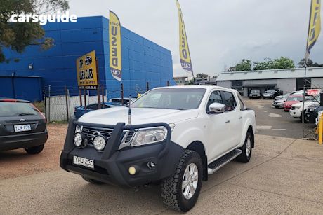 White 2018 Nissan Navara Dual Cab Utility St (4X4)