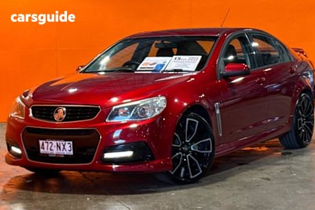 Red 2015 Holden Commodore Sedan Sv6