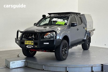 Grey 2017 Mitsubishi Triton Dual Cab Utility Glx Plus (4X4)