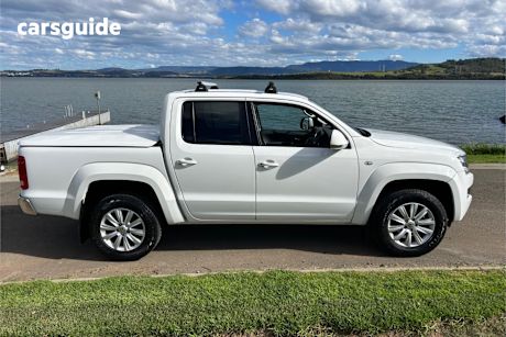 White 2011 Volkswagen Amarok Dual Cab Utility Tdi400 Highline (4X4)