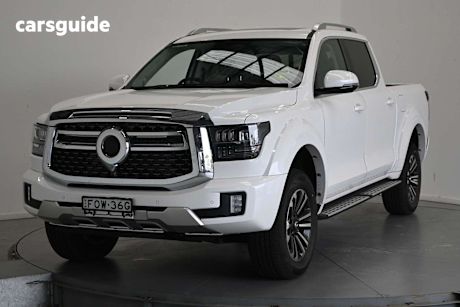 White 2025 GWM Cannon Alpha Dual Cab Utility Ultra (4X4)