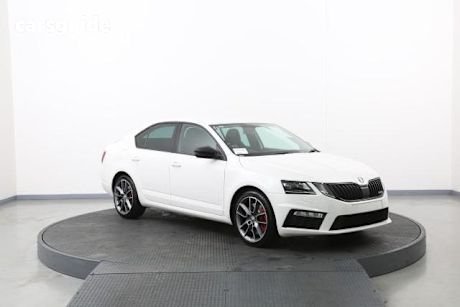 White 2019 Skoda Octavia Sedan Rs 180 Tsi