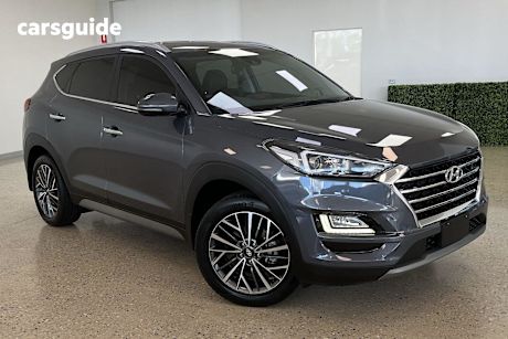 Grey 2020 Hyundai Tucson Wagon Elite (2Wd) Black Int