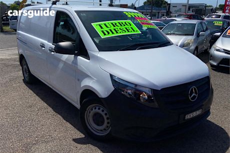 White 2020 Mercedes-Benz Vito Van 114 Cdi Swb