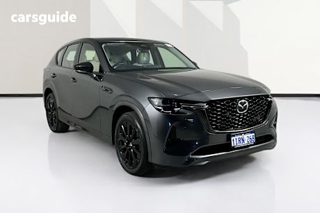 Grey 2023 Mazda CX-60 Wagon P50E Gt Phev